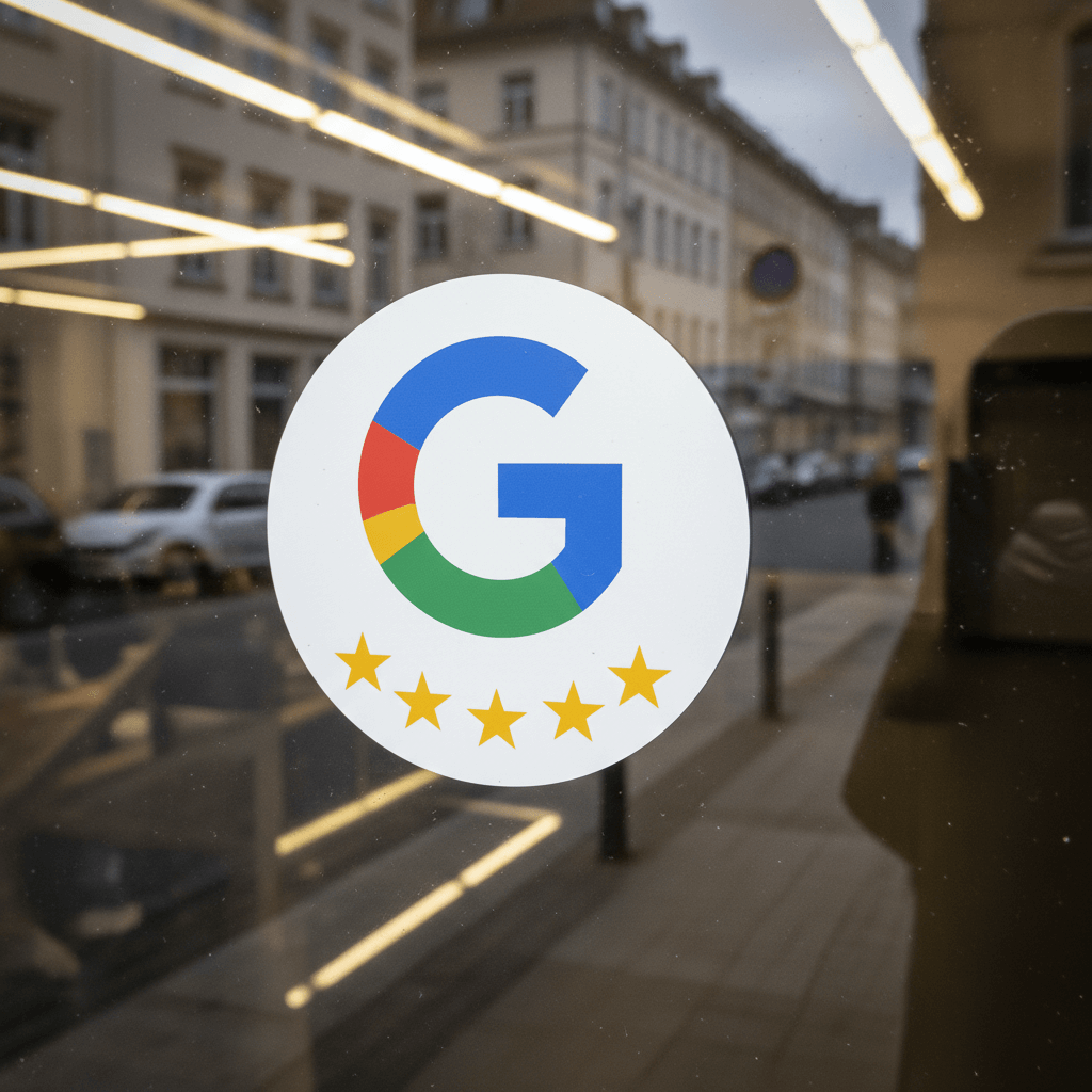 Google Logo auf hellem Hintergrund